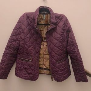 Purple Lauren by Ralph Lauren Quilted Jacket - Size M - Good Used Condition